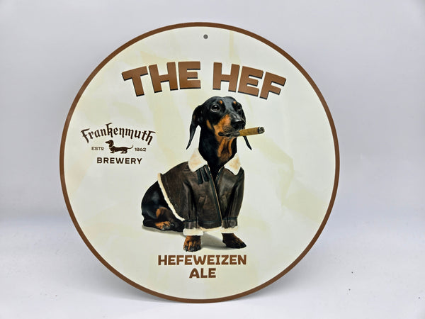 Metal Beer Sign - The Hef