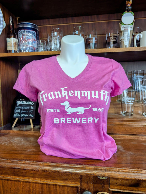 Ladies V-Neck - Pink