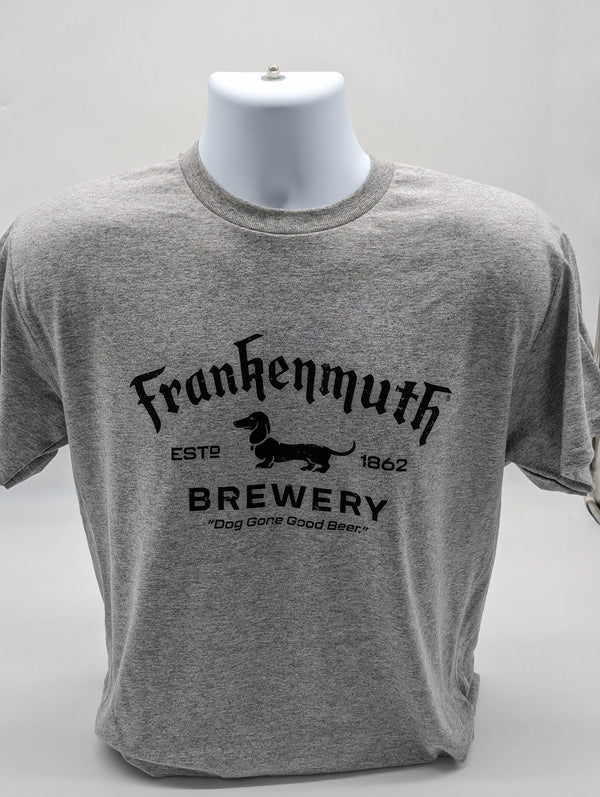 College Tee - Gray with Black Logo