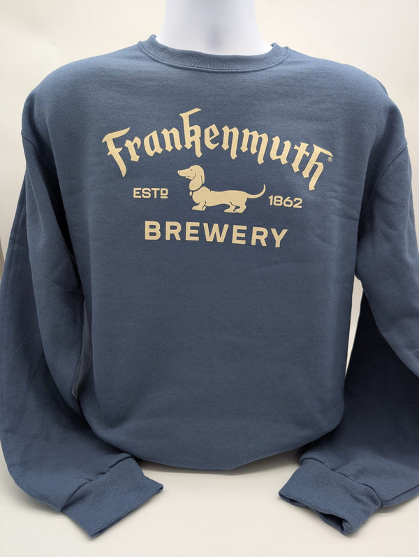 Crewneck – Denim with Antique White