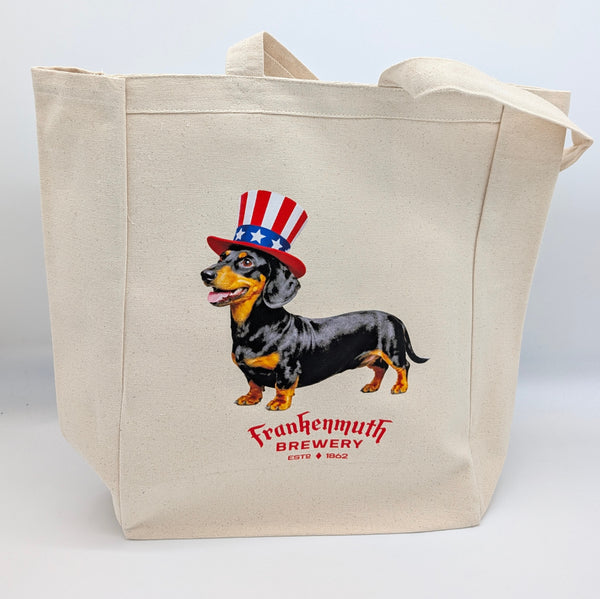 USA Doxie Canvas Tote Bag